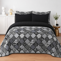 Monochrome Patch 6 Pcs Bedspread Set