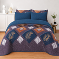 Midnight Geo 6 Pcs Bedspread Set