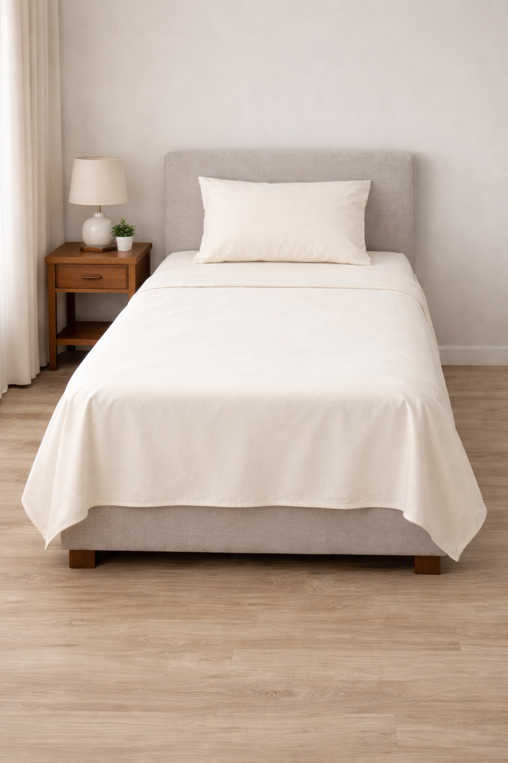 Serene Solid Bed Sheet Set