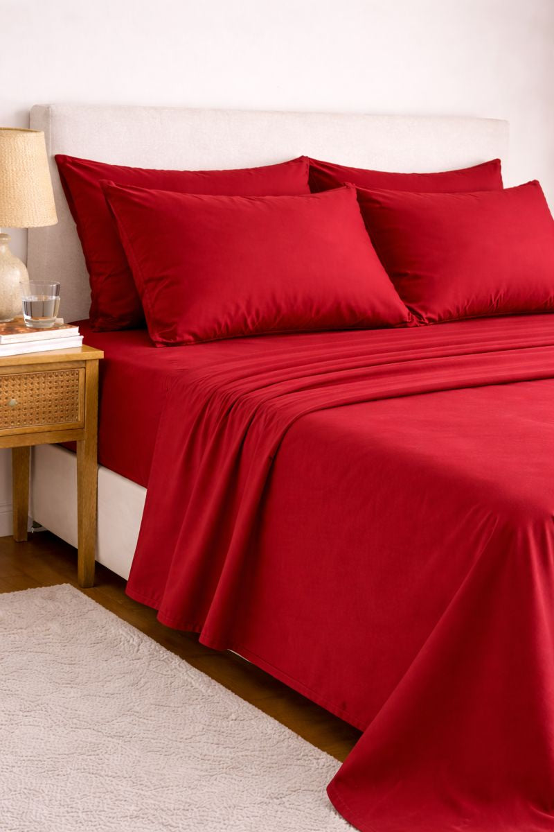 Red Plain Sheet