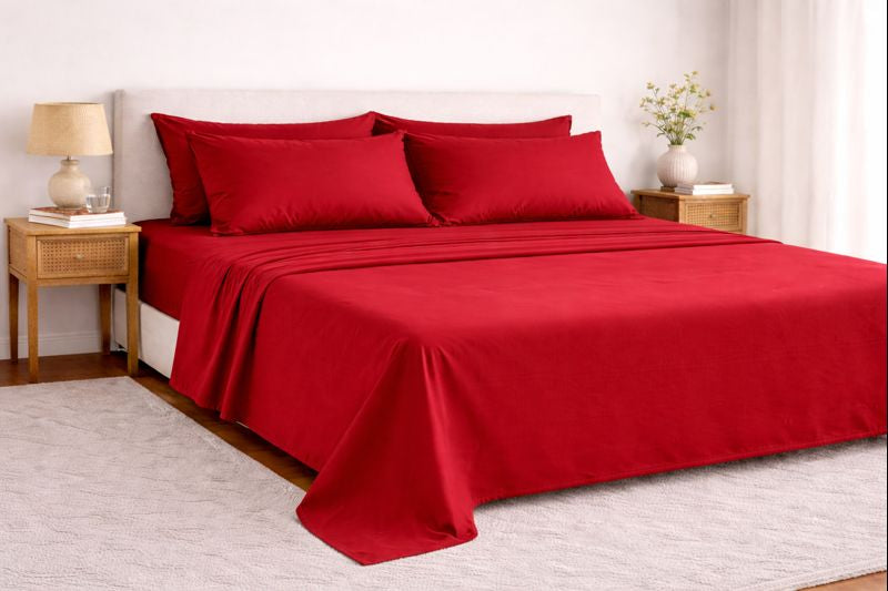 Red Plain Sheet